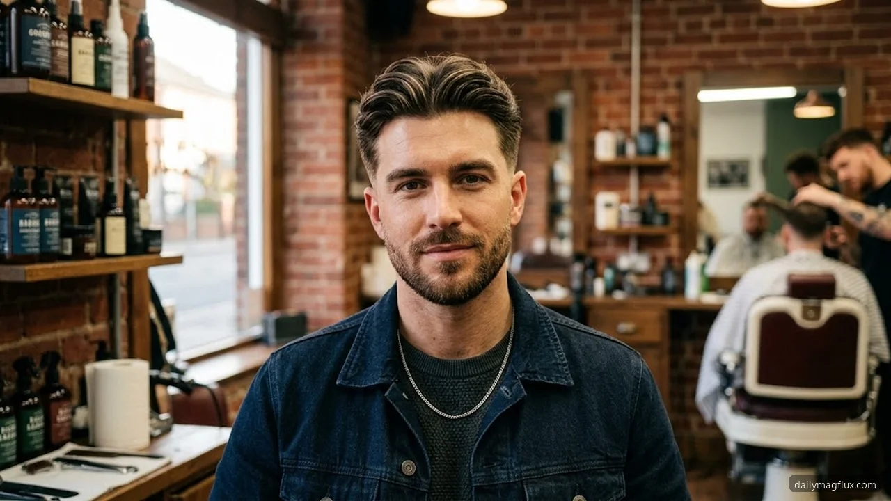 Thick Hair - Mid Taper Fade Middle Part Styles hair visualizer