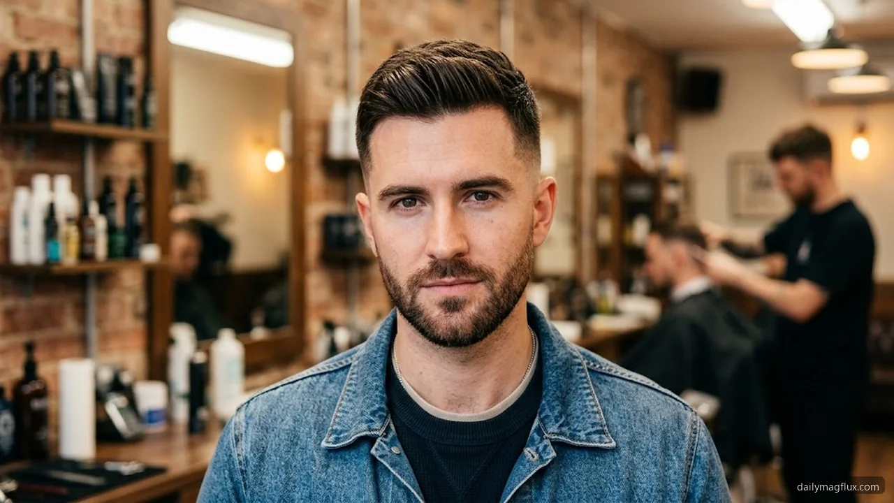 Step-by-Step DIY Process - Mid Taper Fade Buzz Cut hair visualizer