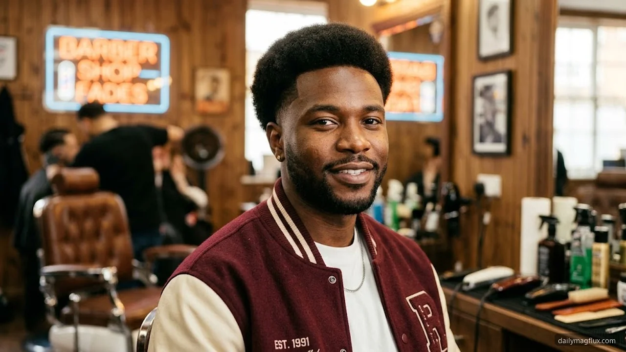 Afro with Low Taper - Low Taper Fade Haircut for Black Men hair visualizer