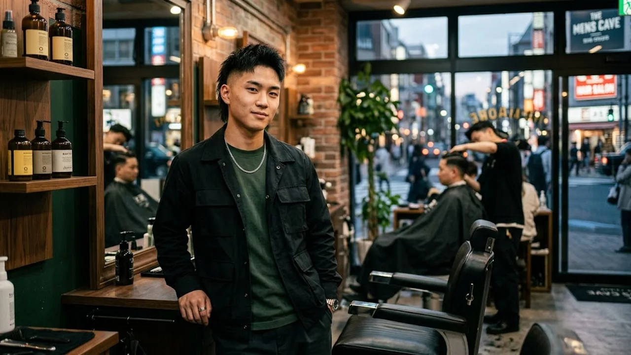 Mullet Trends Shaping 2029 with High Fade - Asian Mullet Hairstyle hair visualizer