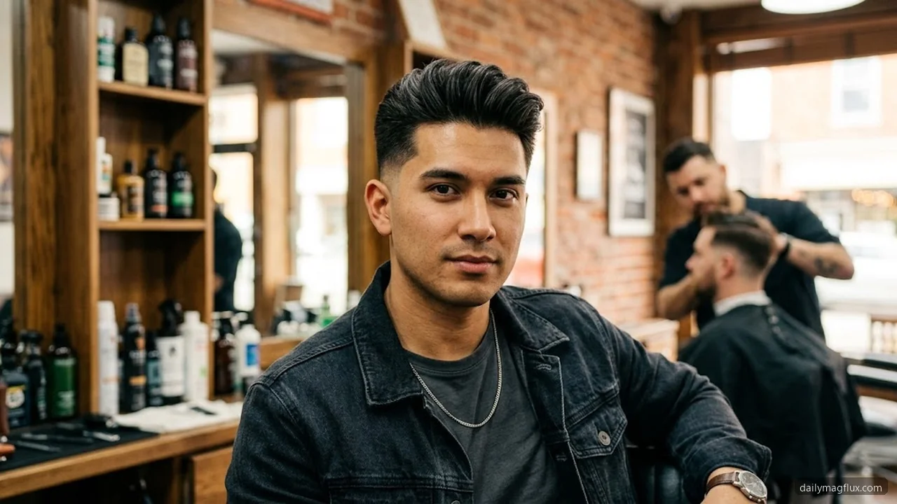 Products That Work Best - Mid Taper Fade Blowout hair visualizer
