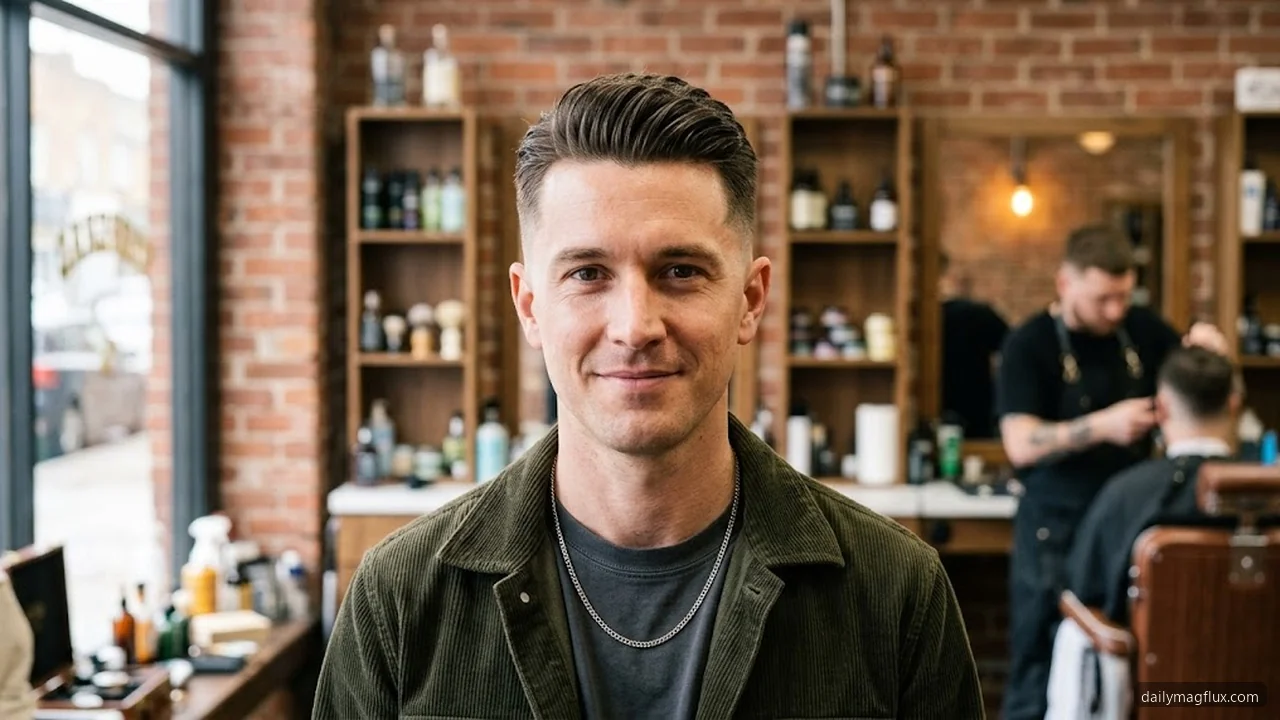 Fine Hair - Mid Taper Fade Short Hair Styles for Men hair visualizer