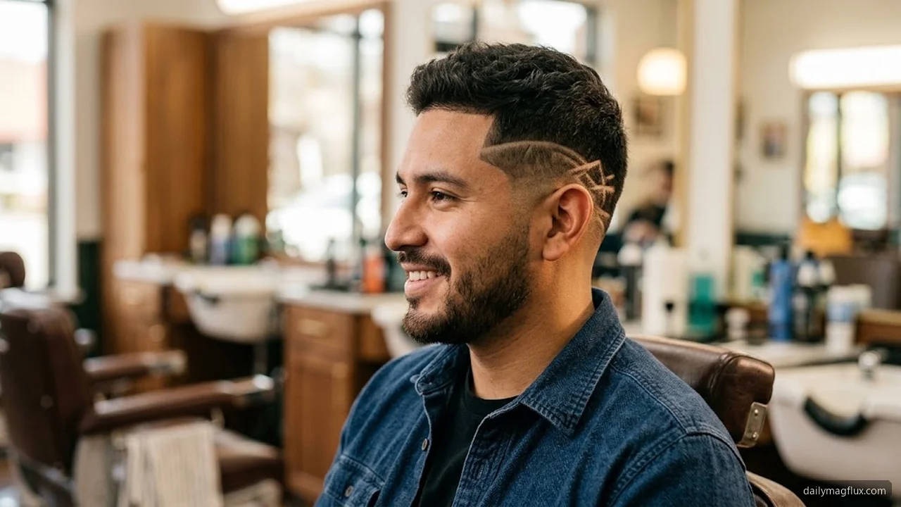 Mid Taper Fade with Design — Video Guide - Mid Taper Fade with Design Ideas hair visualizer