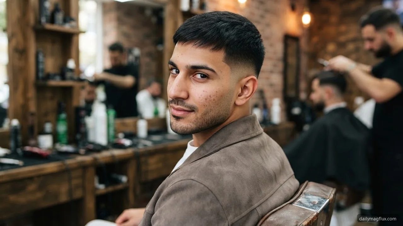The Guard Number Blending Sequence - Mid Taper Fade Straight Hair hair visualizer
