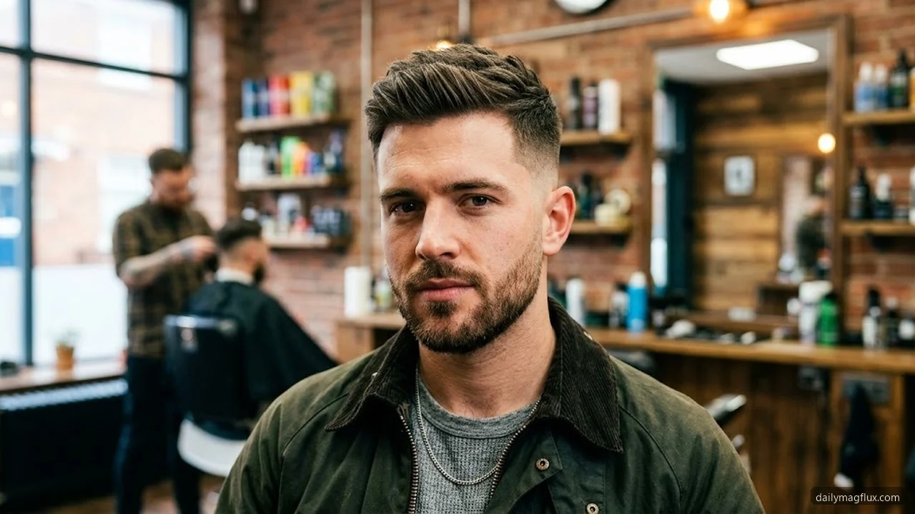 Square Face - Mid Taper Fade Short Hair Styles for Men hair visualizer