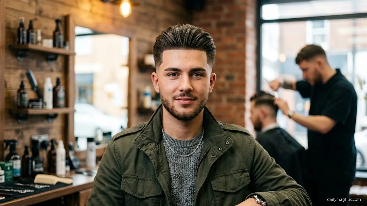 Teenagers - Mid Taper Fade Blowout hair visualizer