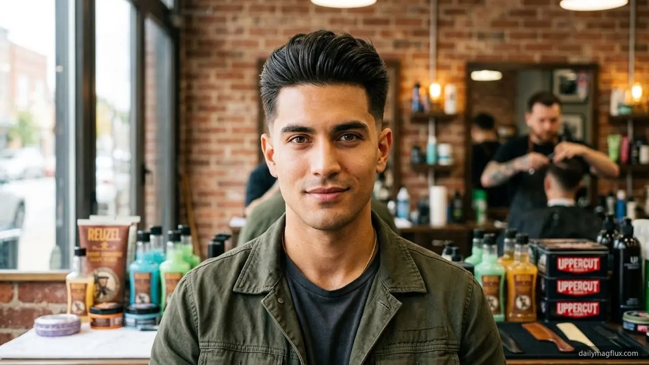 Young Men - Mid Taper Fade Blowout hair visualizer