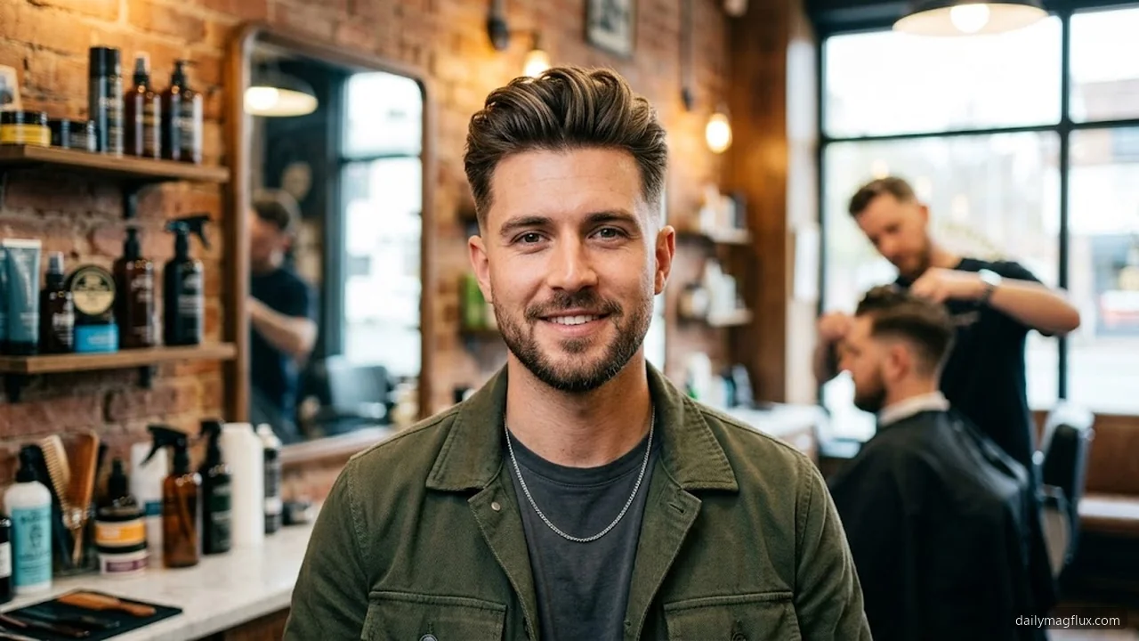 Short Fringe - Mid Taper Fade Fringe hair visualizer