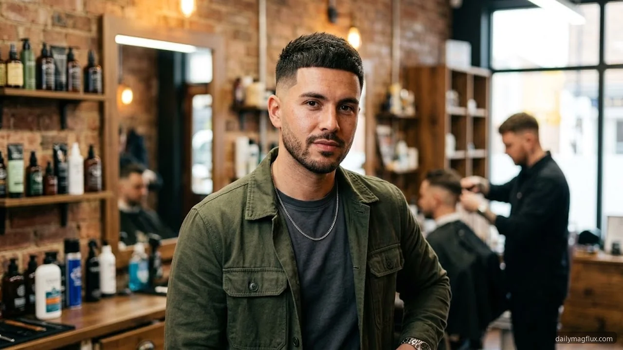 Drop Mid Taper Fade - Mid Taper Fade Short Hair Styles for Men hair visualizer