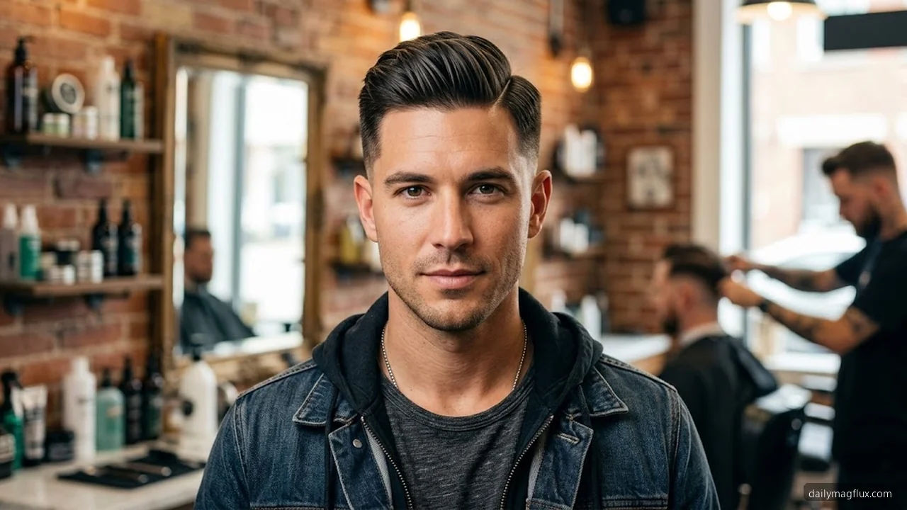 Hard Part Taper - Low Taper Fade hair visualizer