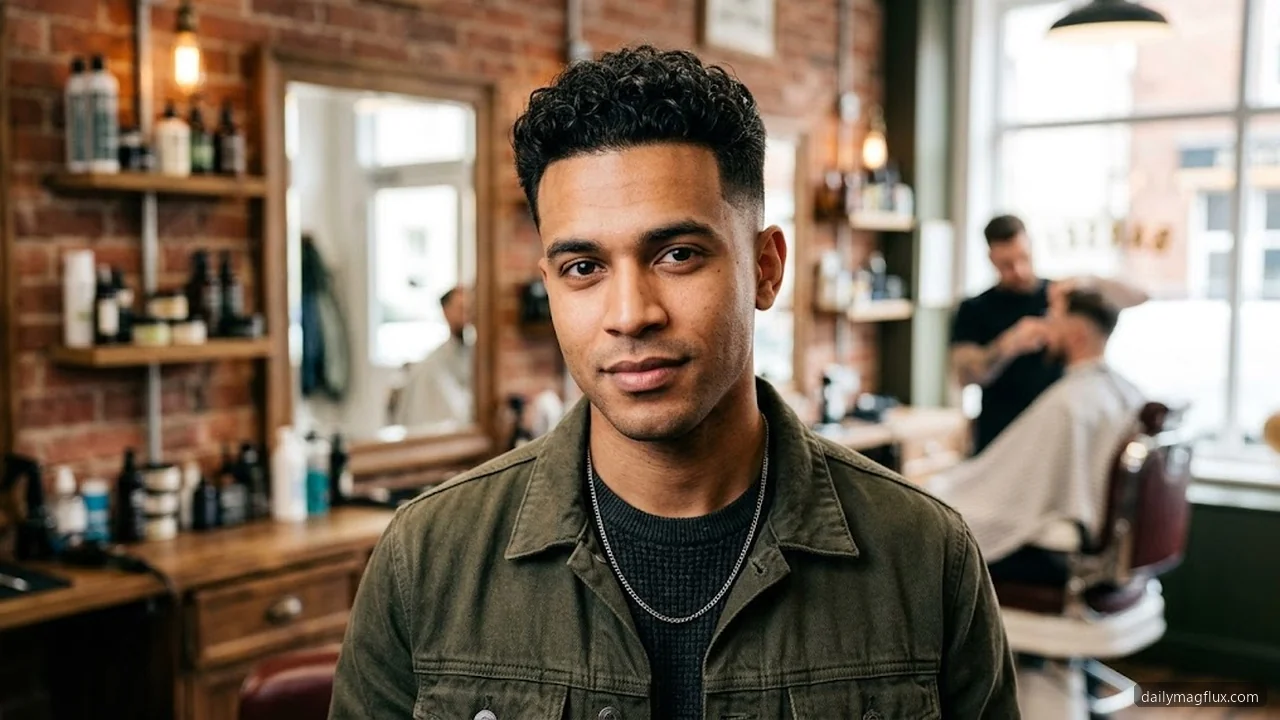 Curly Top with Mid Taper - Low Taper Fade vs Mid Taper Fade hair visualizer