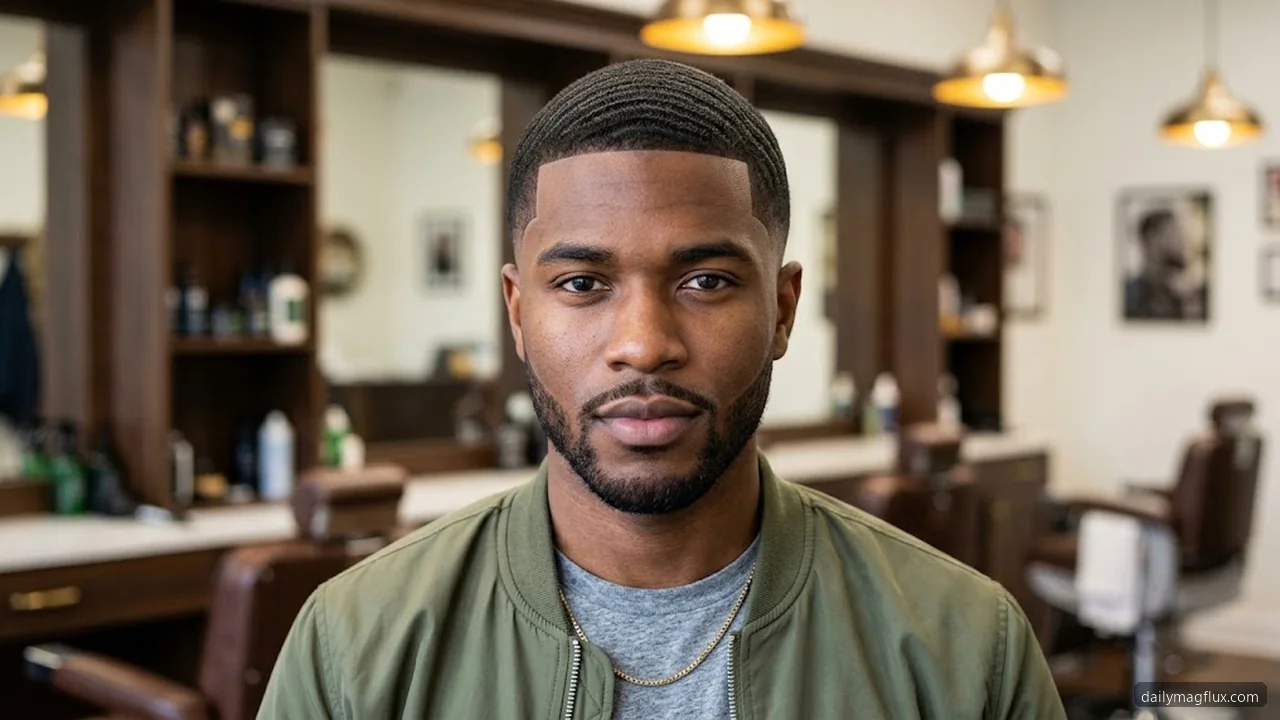 Low Taper Fade with 360 Waves - Low Taper Fade Haircut for Black Men hair visualizer