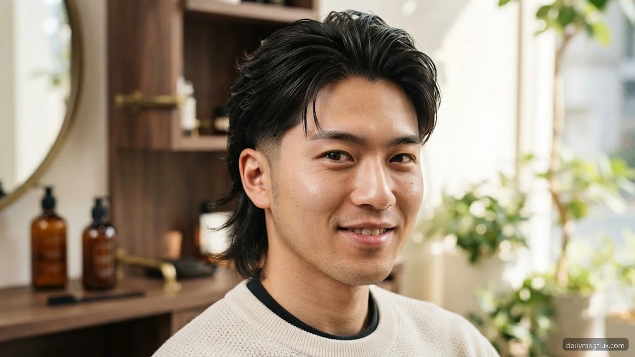 Essential Maintenance & Easy Asian Mullet Care - Asian Mullet Hairstyle hair visualizer