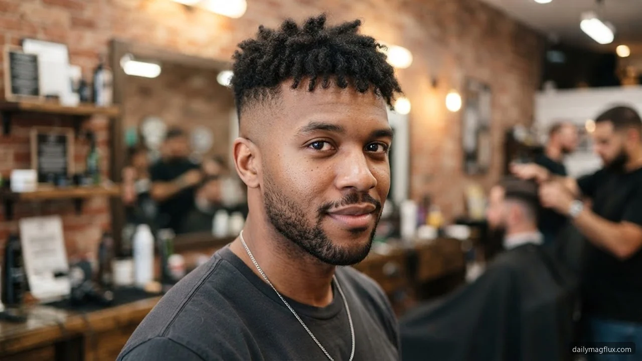 Bald Fade Textured Fringe - Low Taper Fade Textured Fringe hair visualizer
