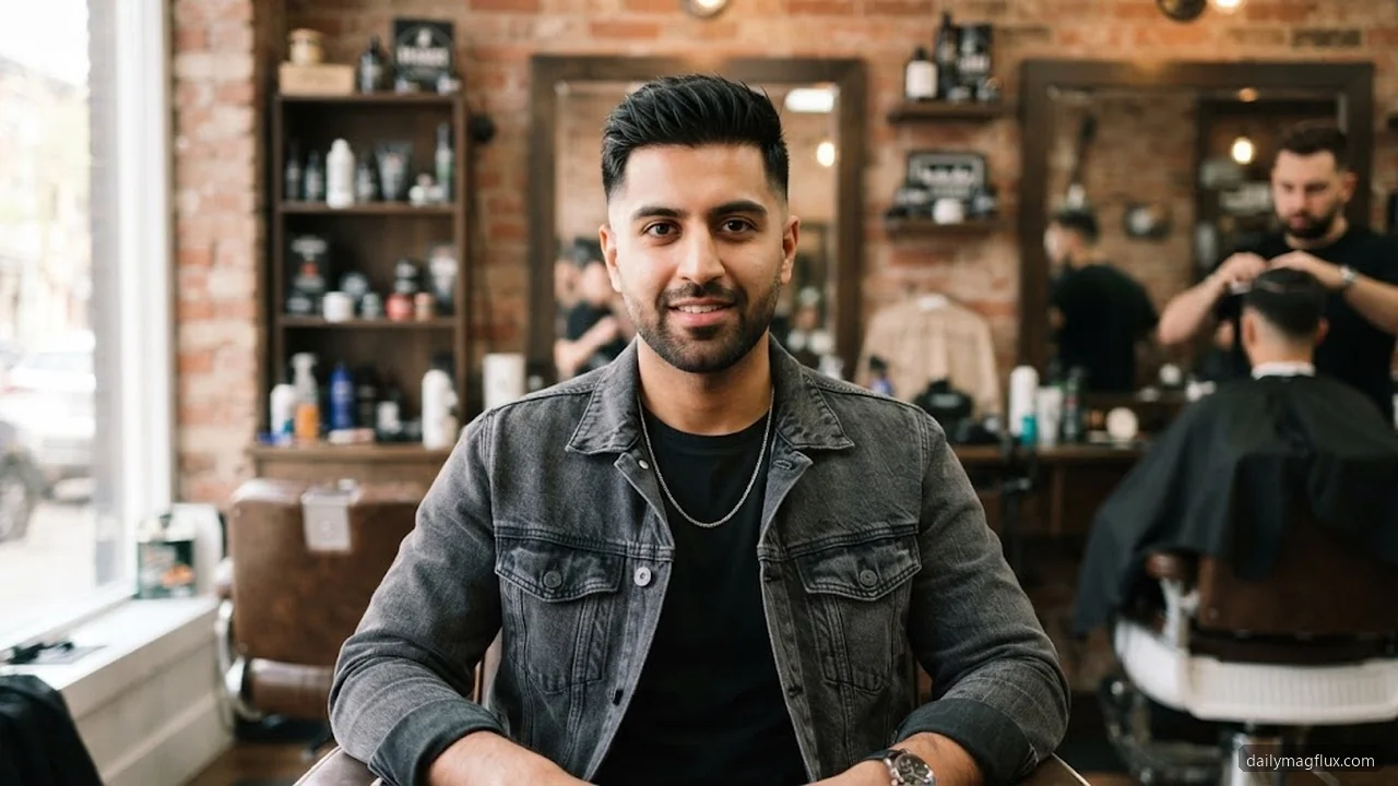 Daily Styling Routine - Mid Taper Fade Straight Hair hair visualizer