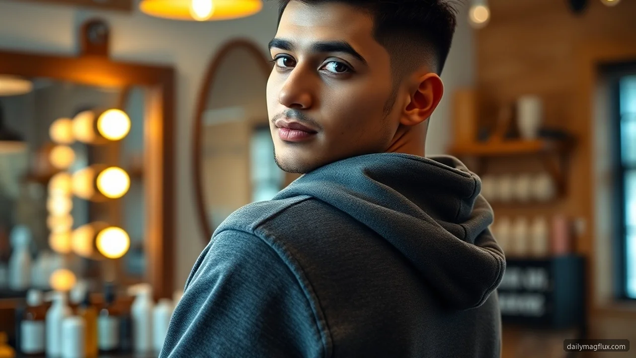 Square Face - Mid Taper Fade Fringe hair visualizer