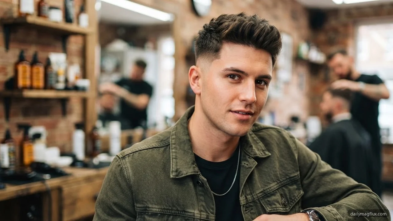 Teenagers - Mid Taper Fade Short Hair Styles for Men hair visualizer
