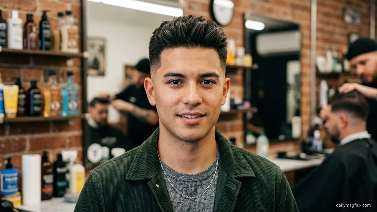 Young Men - Mid Taper Fade Short Hair Styles for Men hair visualizer