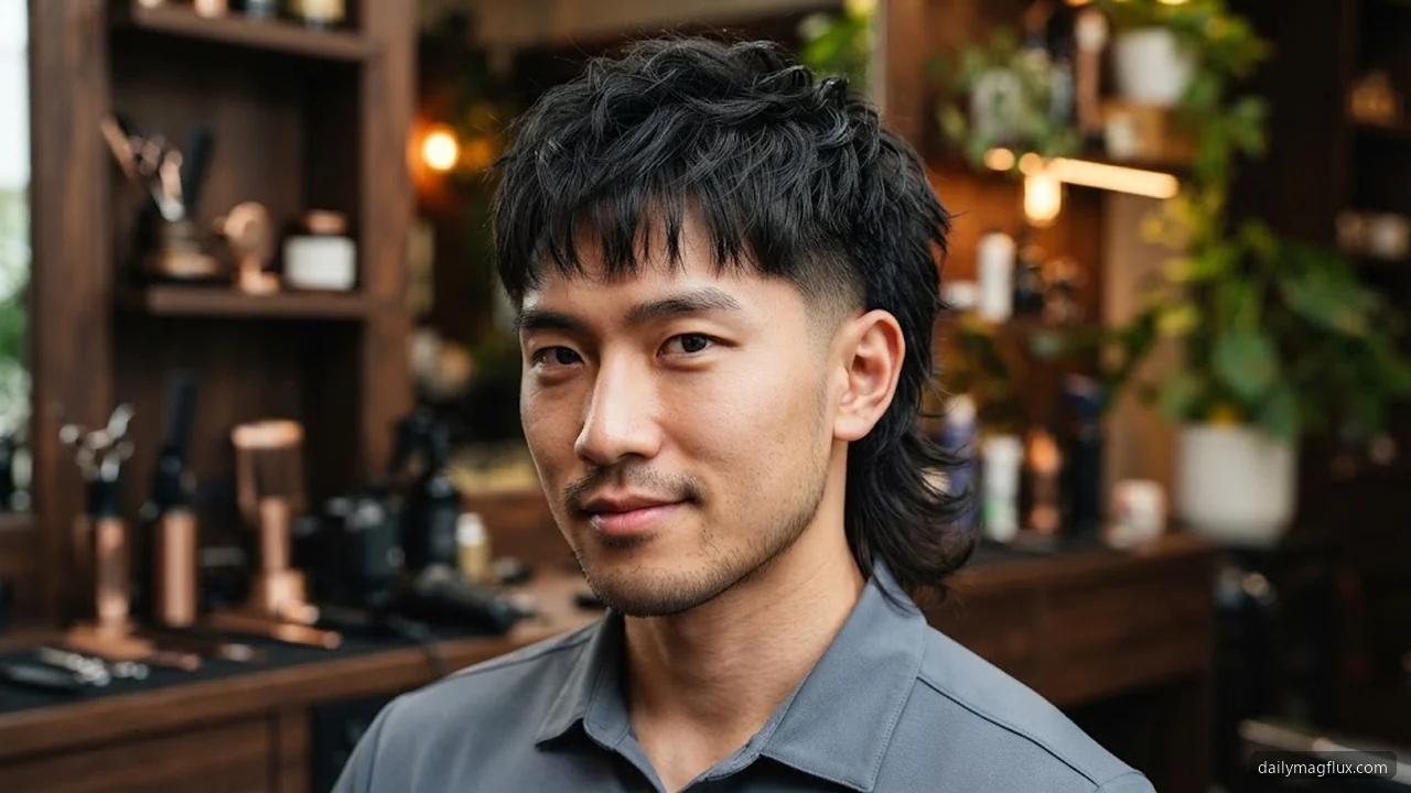Asian Mullet Evolution: Leading Barber Trends for 2026 - Asian Mullet Hairstyle hair visualizer