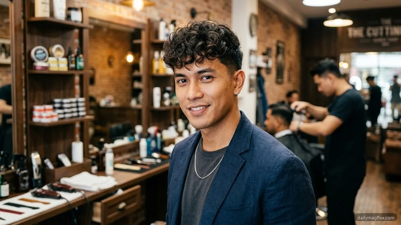 Curly Quiff - Textured Quiff Hairstyle hair visualizer