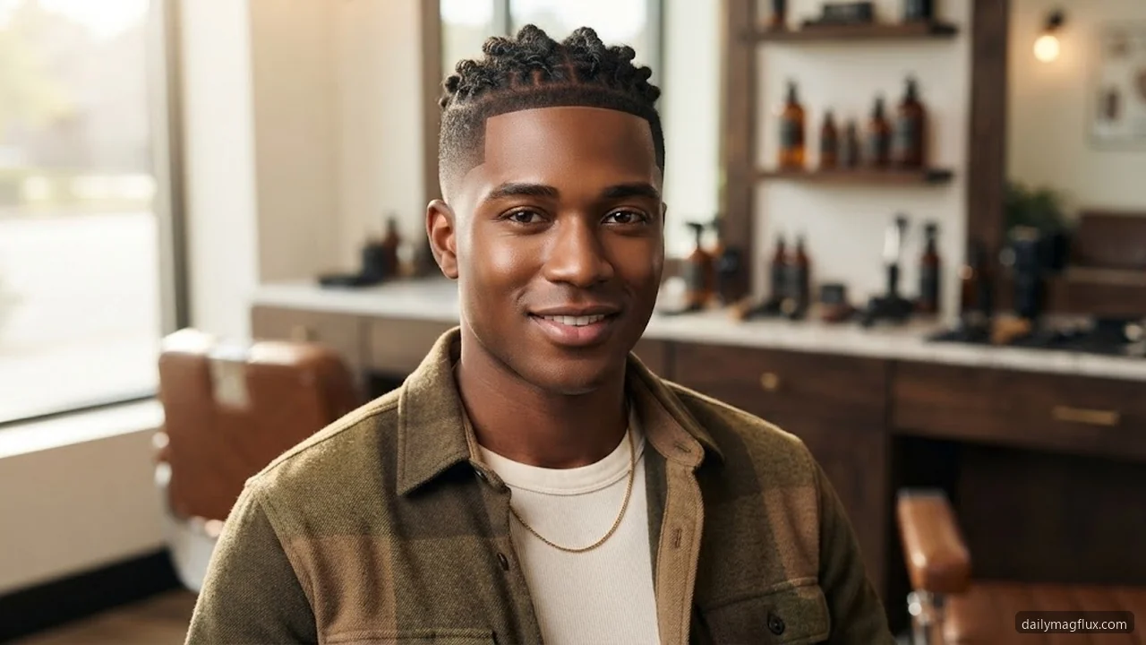 Protecting Exposed Faded Skin from Sun Damage and Hyperpigmentation - Low Taper Fade Haircut for Black Men hair visualizer