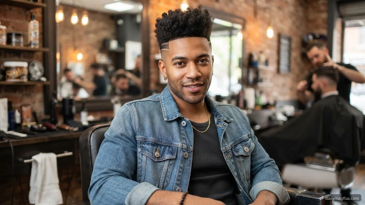 Disconnected Quiff - Textured Quiff Hairstyle hair visualizer