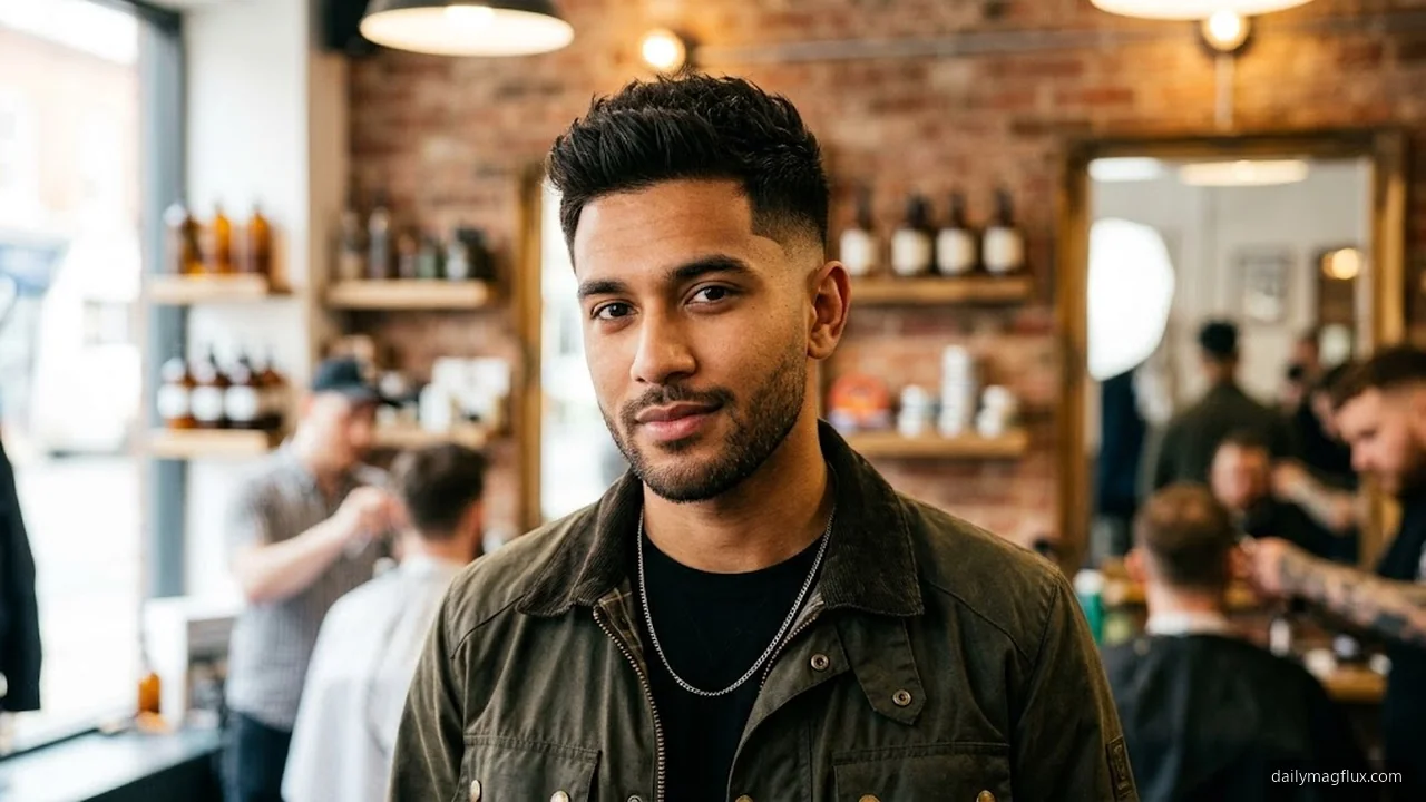 Burst Fade - Taper Low Burst Fade hair visualizer