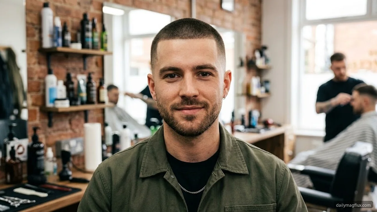 Buzz Cut Taper - Low Taper Fade hair visualizer