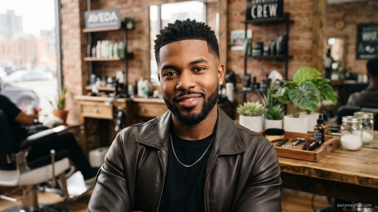 Low Fade Styles - Taper Low Burst Fade hair visualizer