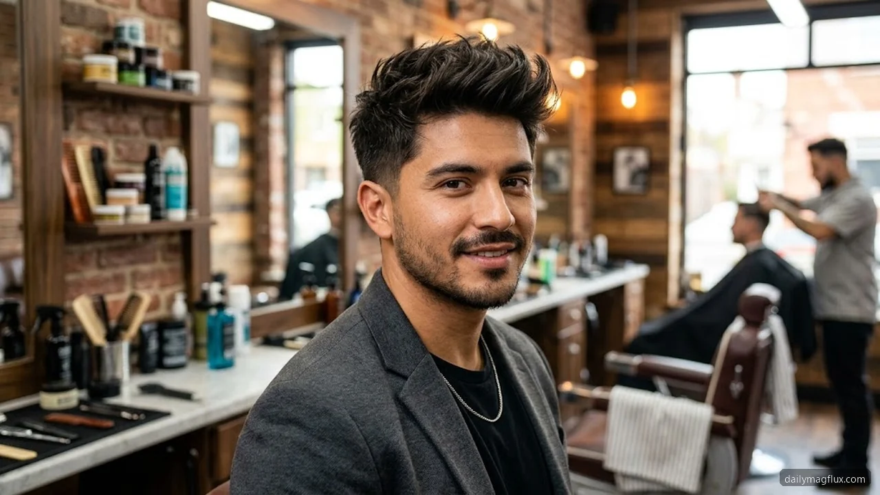 Textured Quiff - Textured Quiff Hairstyle hair visualizer