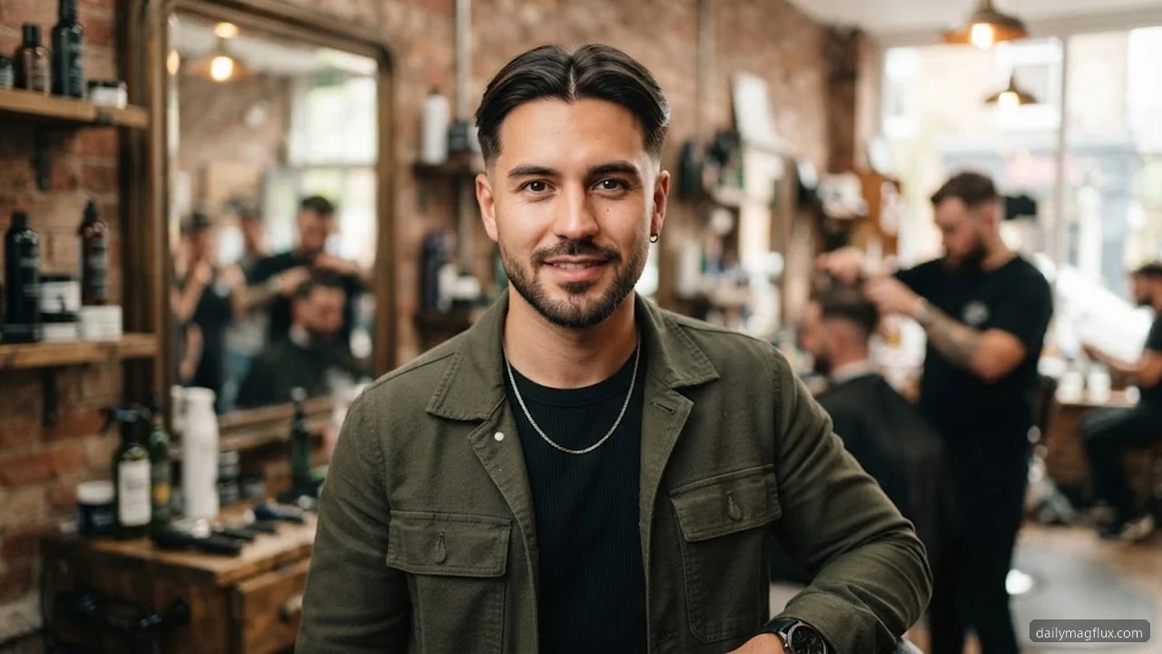 Middle Part vs Regular Mid Taper - Mid Taper Fade Middle Part Styles hair visualizer