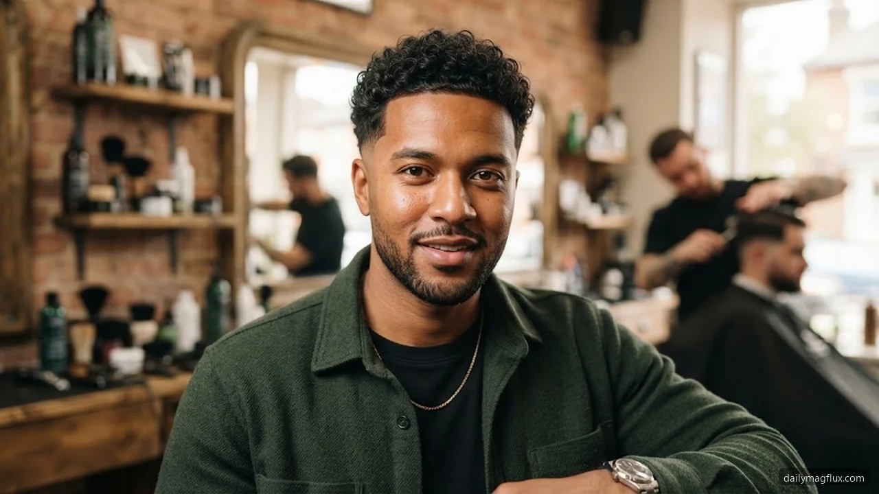 Common Barber Mistakes to Mention - Mid Taper Fade Curly Hair hair visualizer
