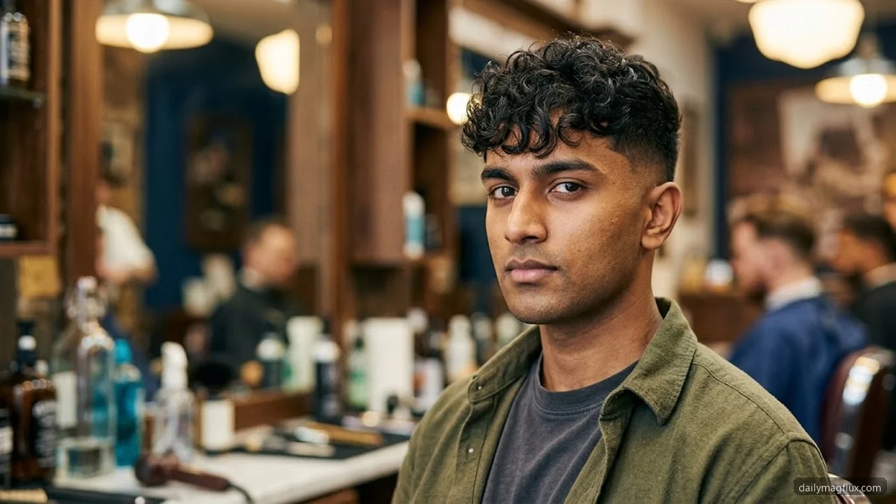 Products That Work Best - Mid Taper Fade Curly Hair hair visualizer