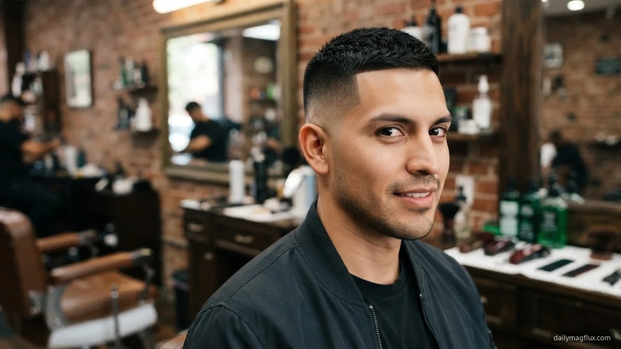 High-and-Tight - Mid Taper Fade Buzz Cut hair visualizer