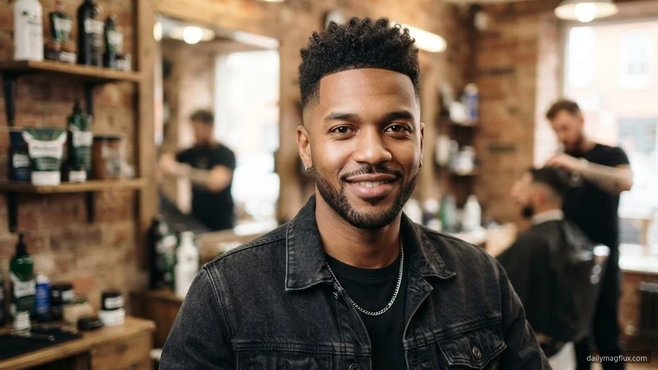 Burst Fade with Mohawk - Taper Low Burst Fade hair visualizer
