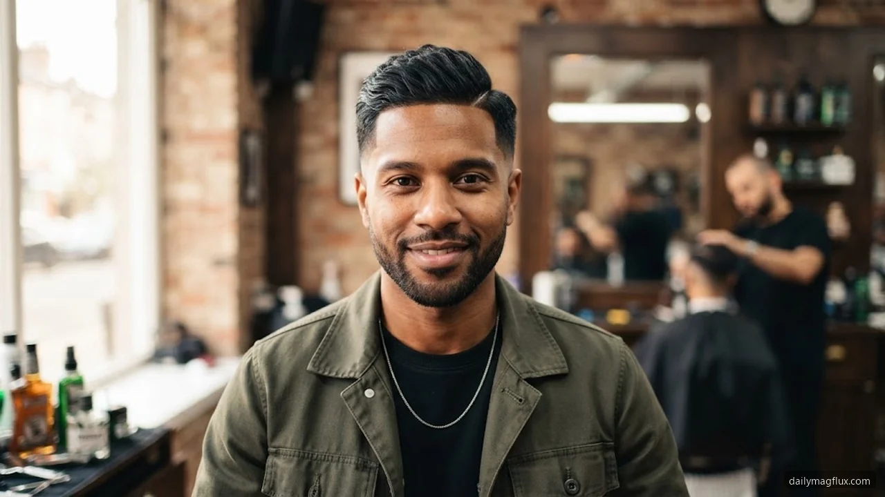 Side-Part Comb-Over Low Taper - Low Taper Fade Haircut for Straight Hair hair visualizer