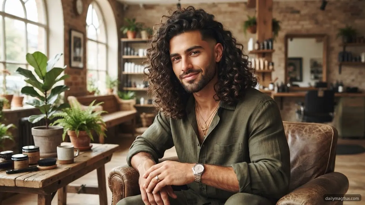 Long Curly Top with Low Taper Fade - Low Taper Fade Curly Hair hair visualizer