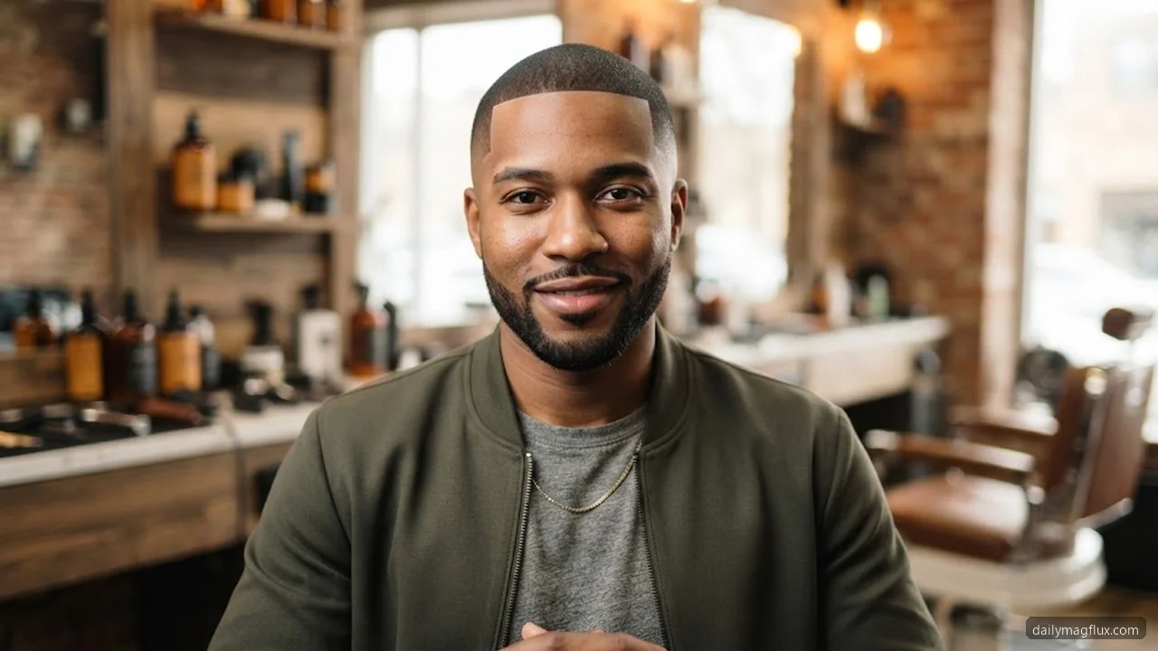 Low Taper Fade with Clean Buzz Cut - Low Taper Fade Haircut for Black Men hair visualizer