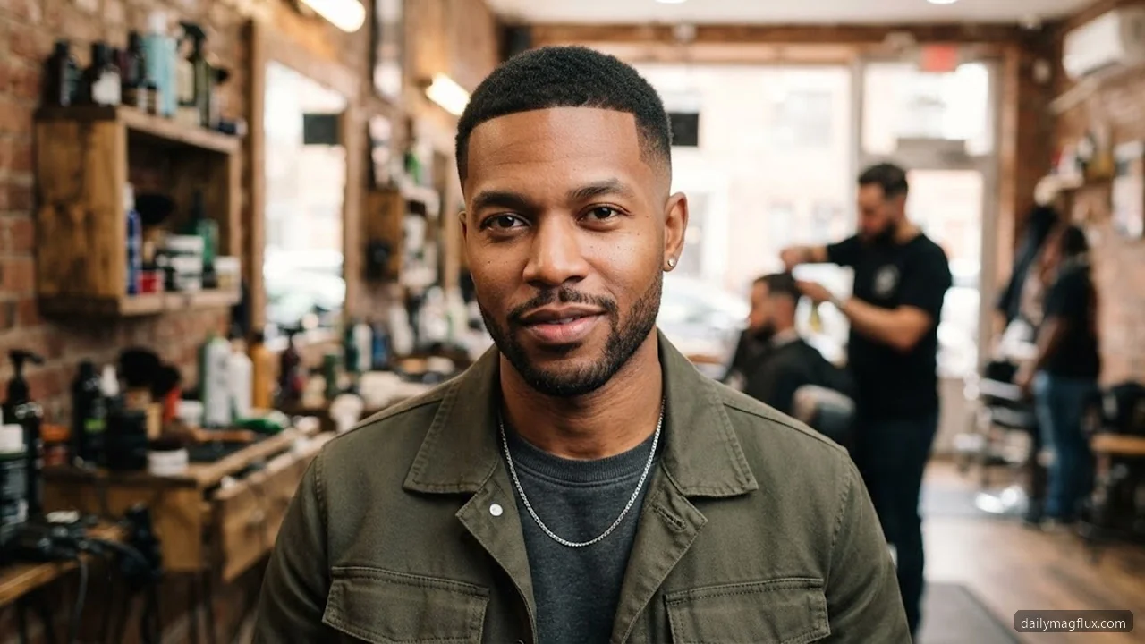 Shadow Fade Buzz - Mid Taper Fade Buzz Cut hair visualizer
