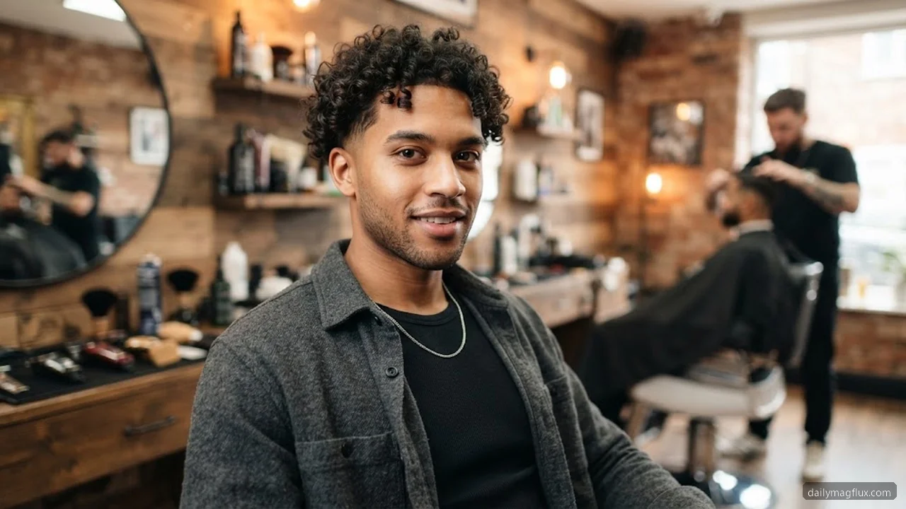 Long Curly Top - Low Taper Fade Curly Hair hair visualizer