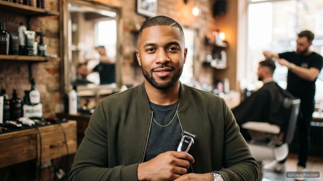 Choosing Clippers for a Buzz Cut - Mid Taper Fade Buzz Cut hair visualizer