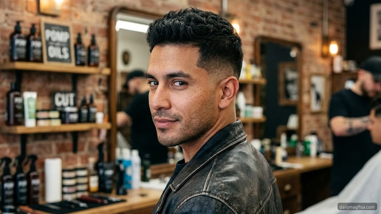 Burst Drop and Skin Fade Combos - Mid Taper Fade Straight Hair hair visualizer