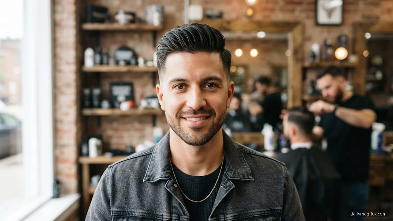 Curly Fringe - Mid Taper Fade Fringe hair visualizer