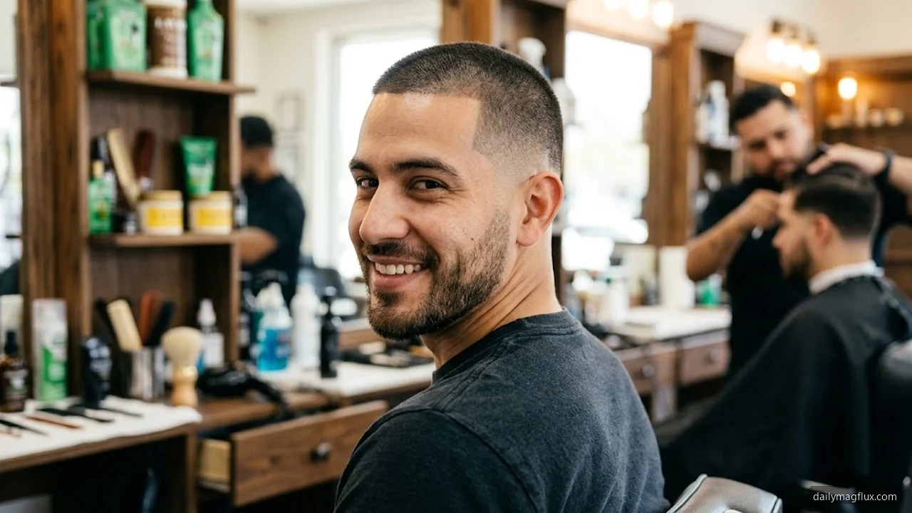 Low-Maintenance Short Styles - Mid Taper Fade Short Hair Styles for Men hair visualizer