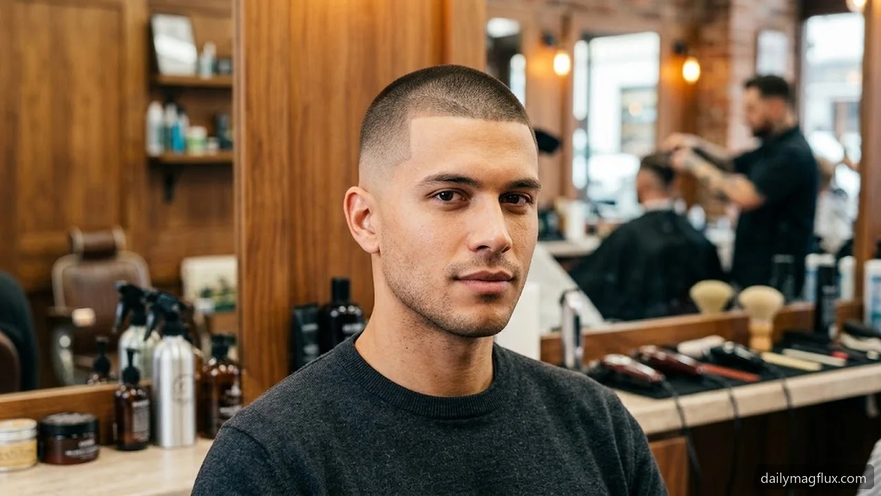 Mid Taper Fade Buzz Cut