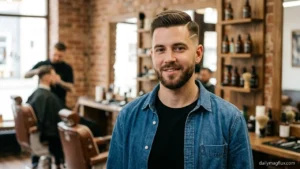 Mid Taper Fade with Design Ideas