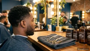 Low Taper Fade Haircut for Black Men