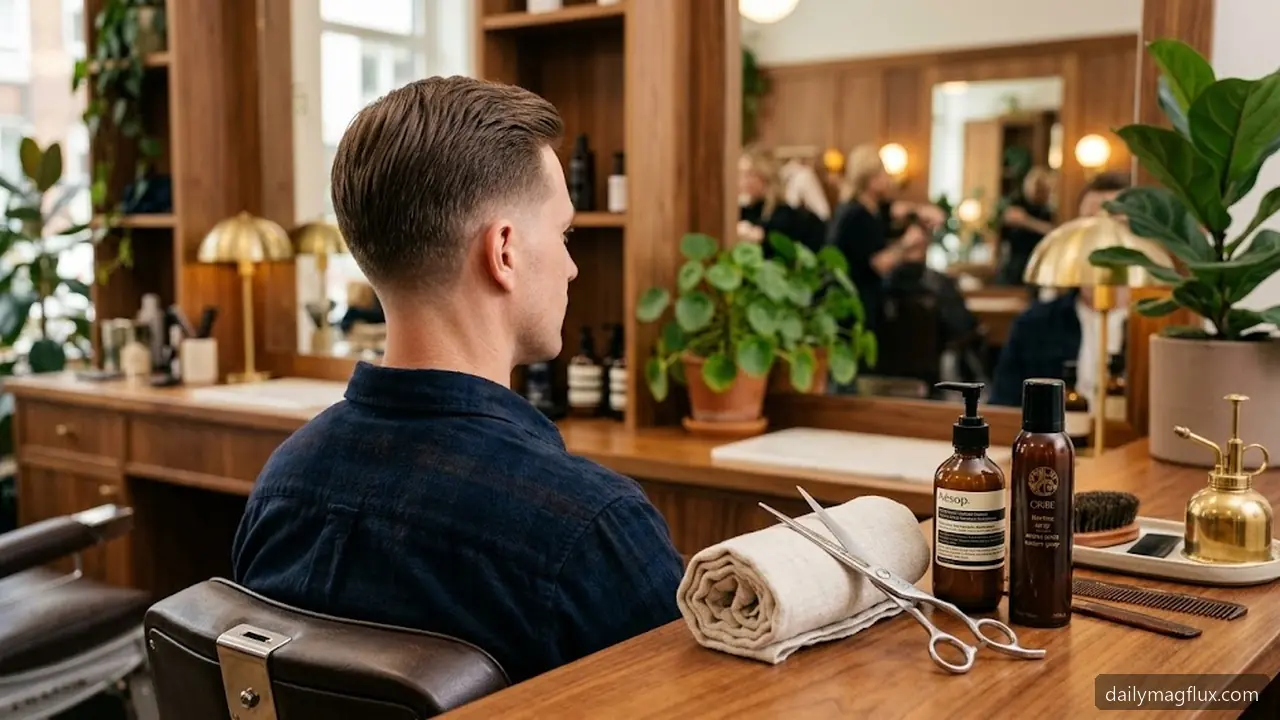 Low Taper Fade Haircut for Straight Hair