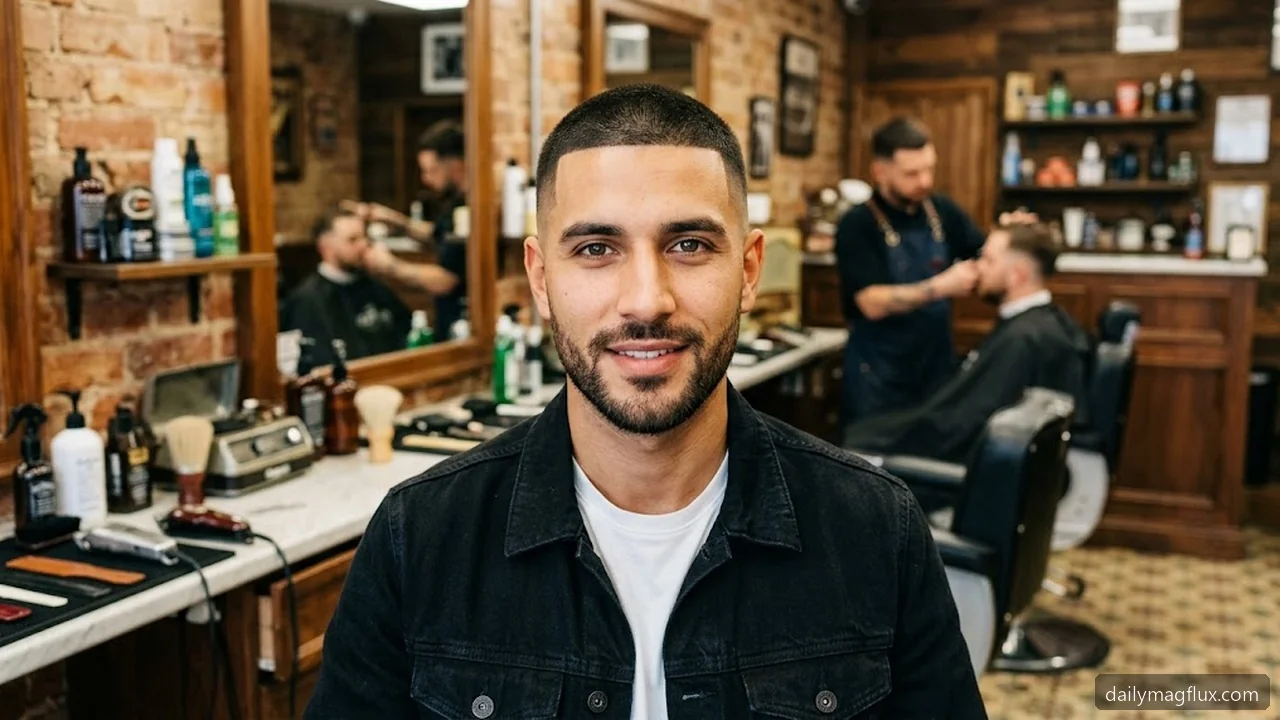 Low Taper Fade Buzz Cut
